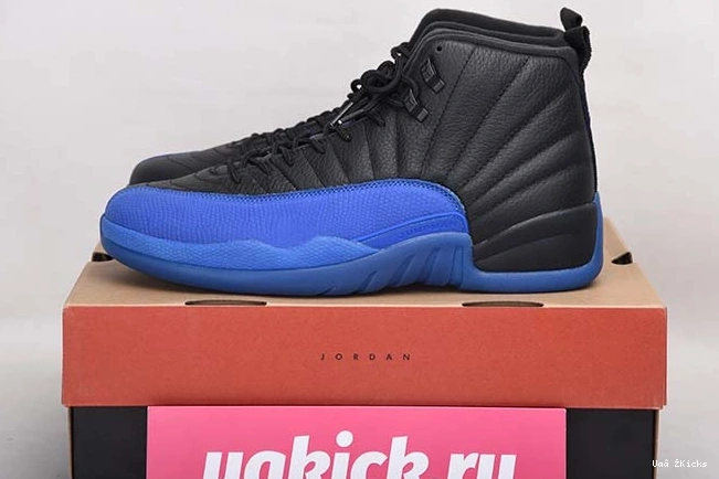 BLACK RETRO 810 JORDAN Reliable 130690-014 12 GAME ROYAL - 1003